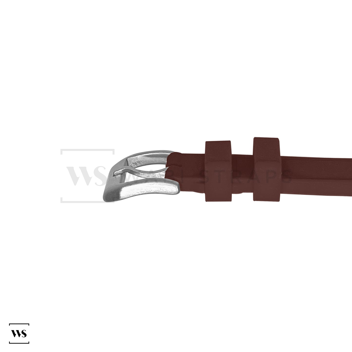 Brown Aviator Tapered Rubber Strap