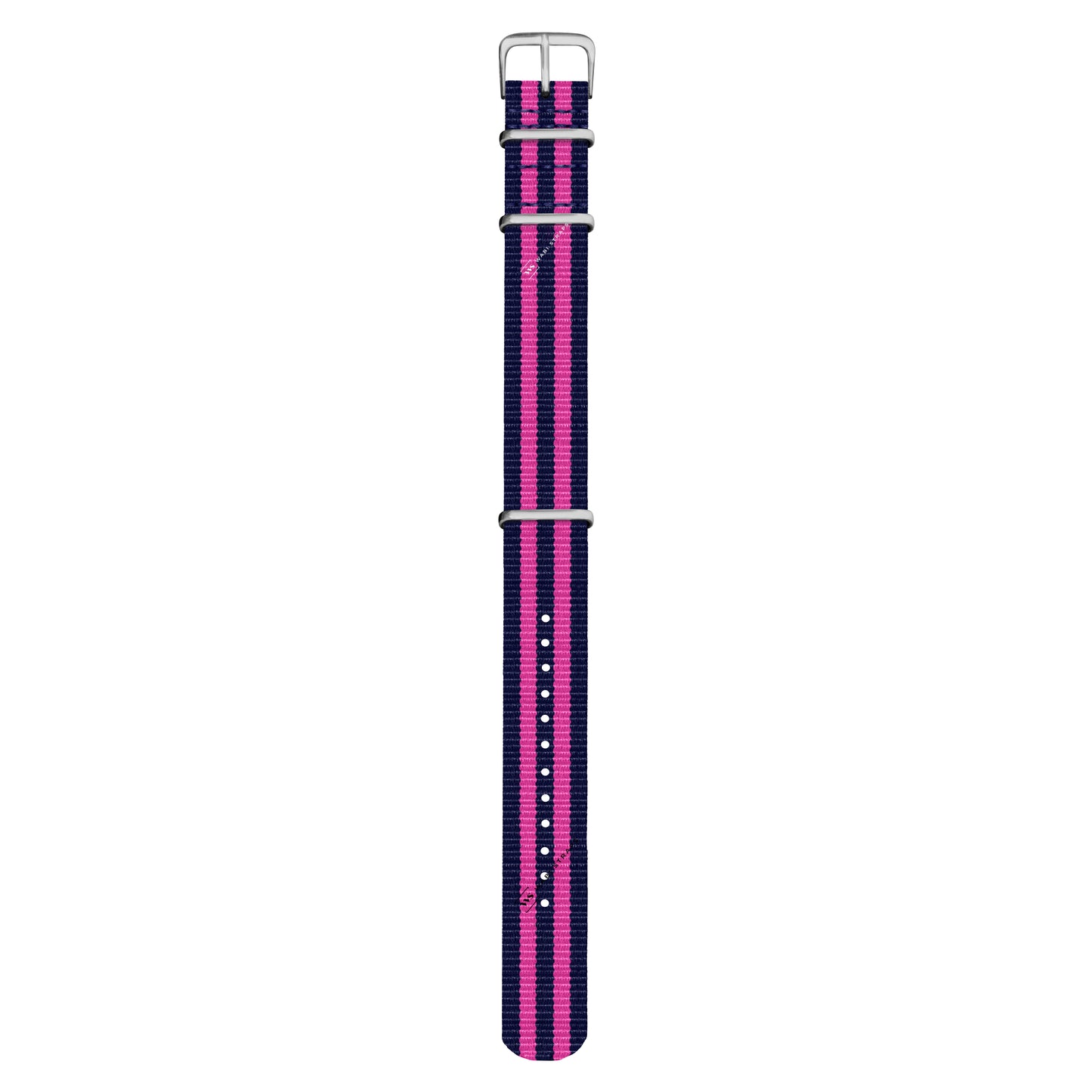 Navy Blue & Magenta Ballistic British Military Watch Strap