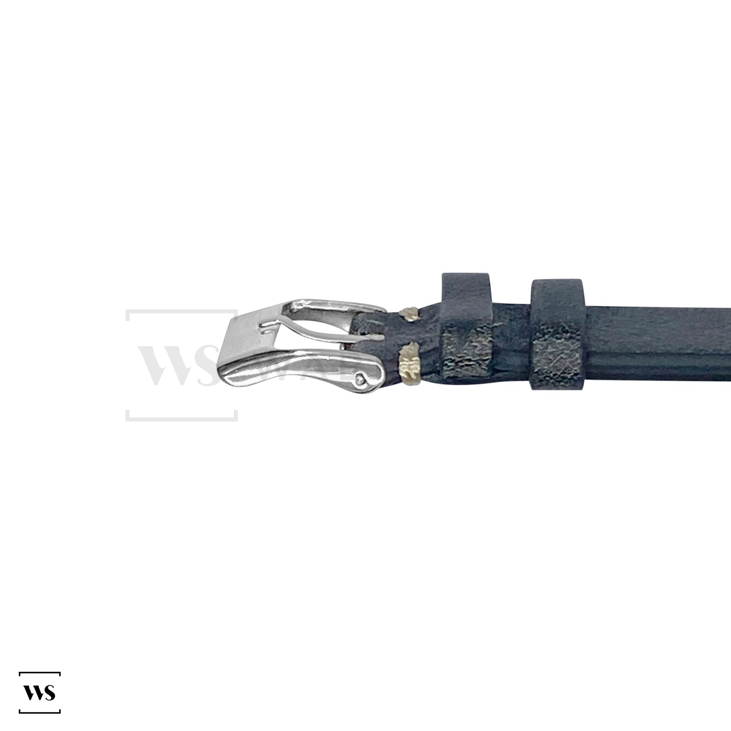 Black Buffed Antique Grain Leather