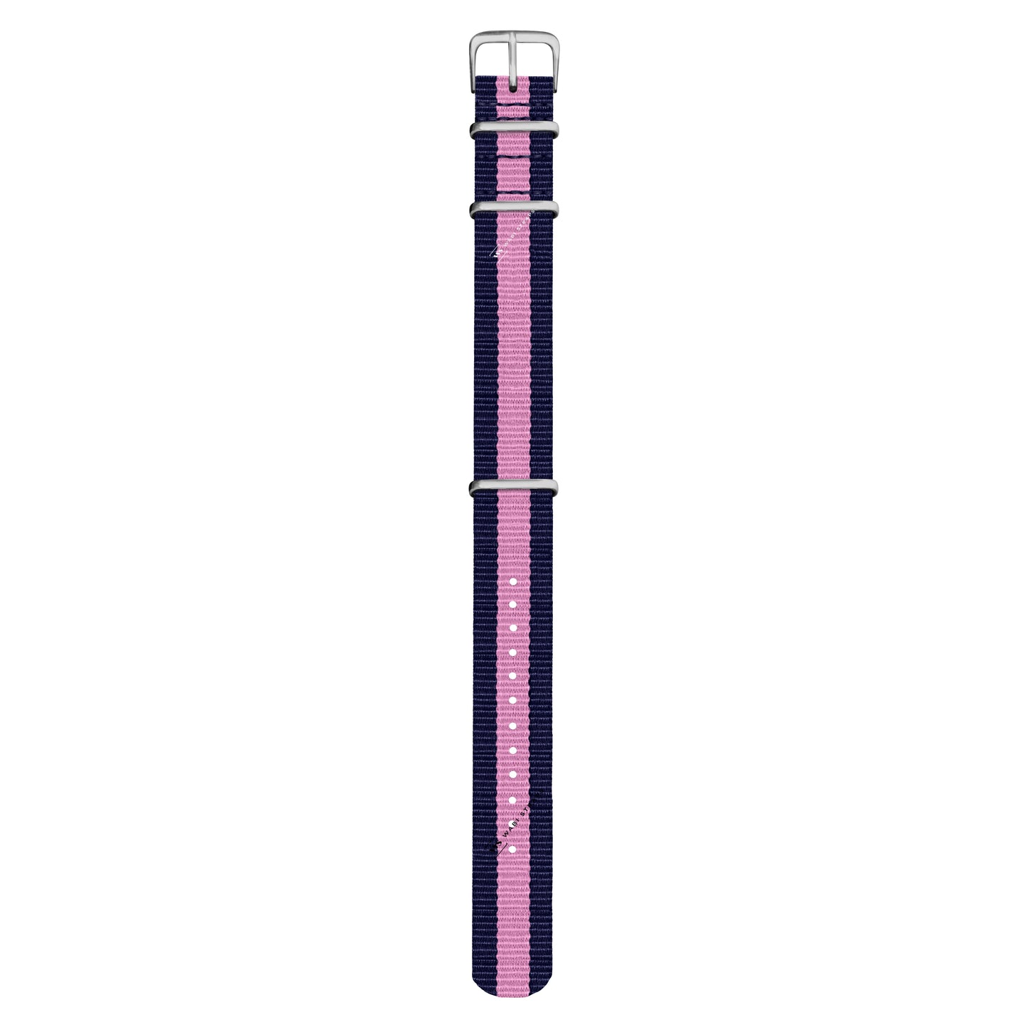 Blue & Pink Classic British Military Watch Strap