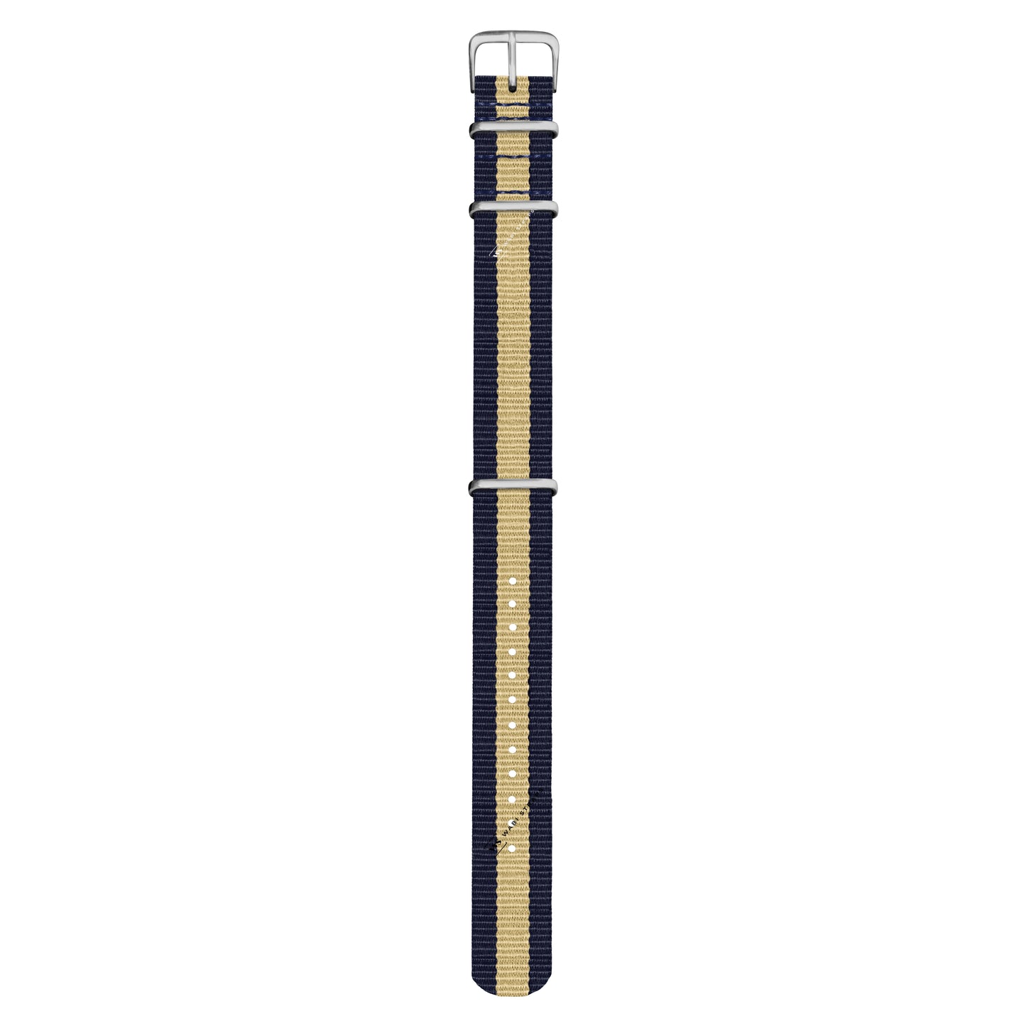 Navy Blue & Beige Classic British Military Watch Strap