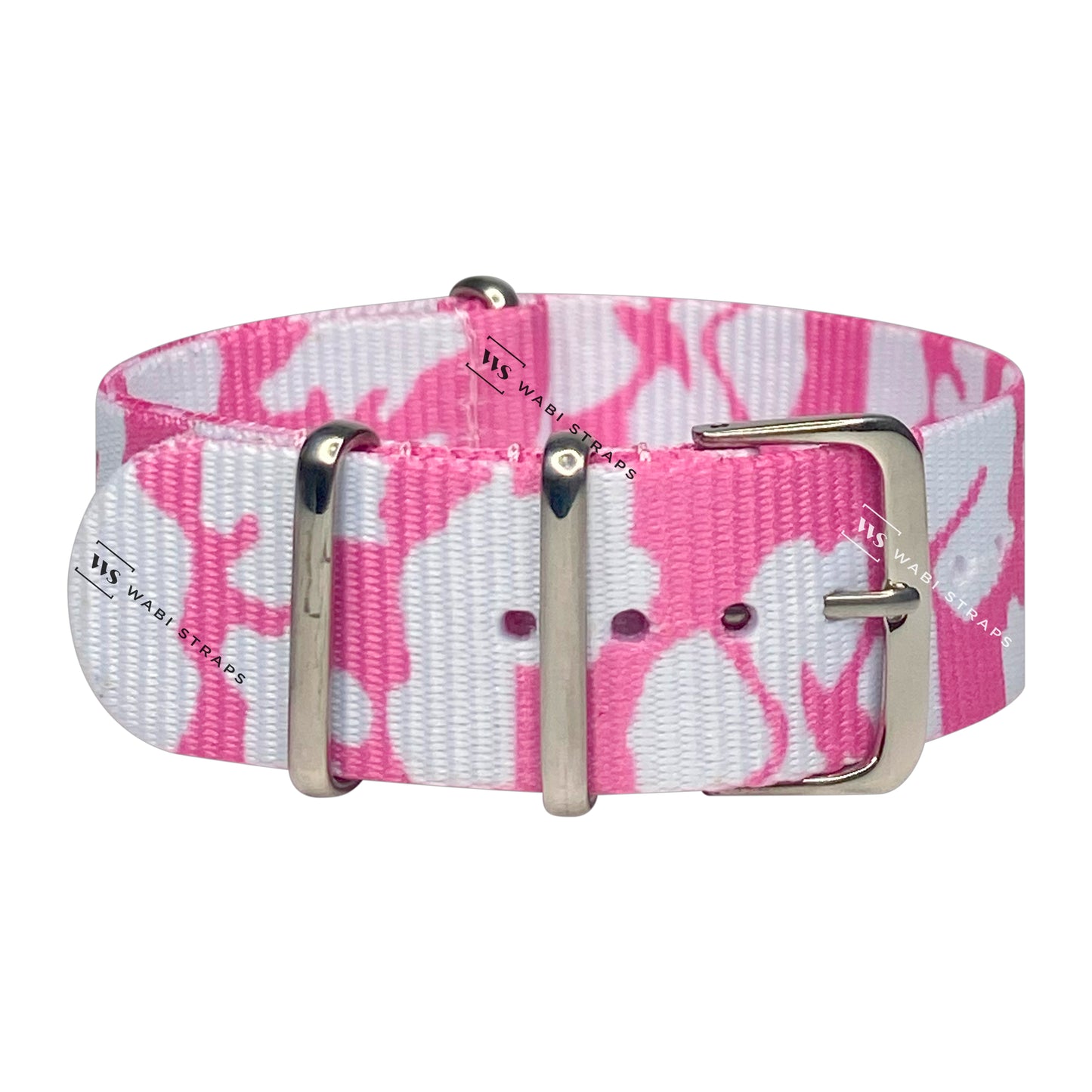 Baby Pink Camouflage British MoD Watch Strap
