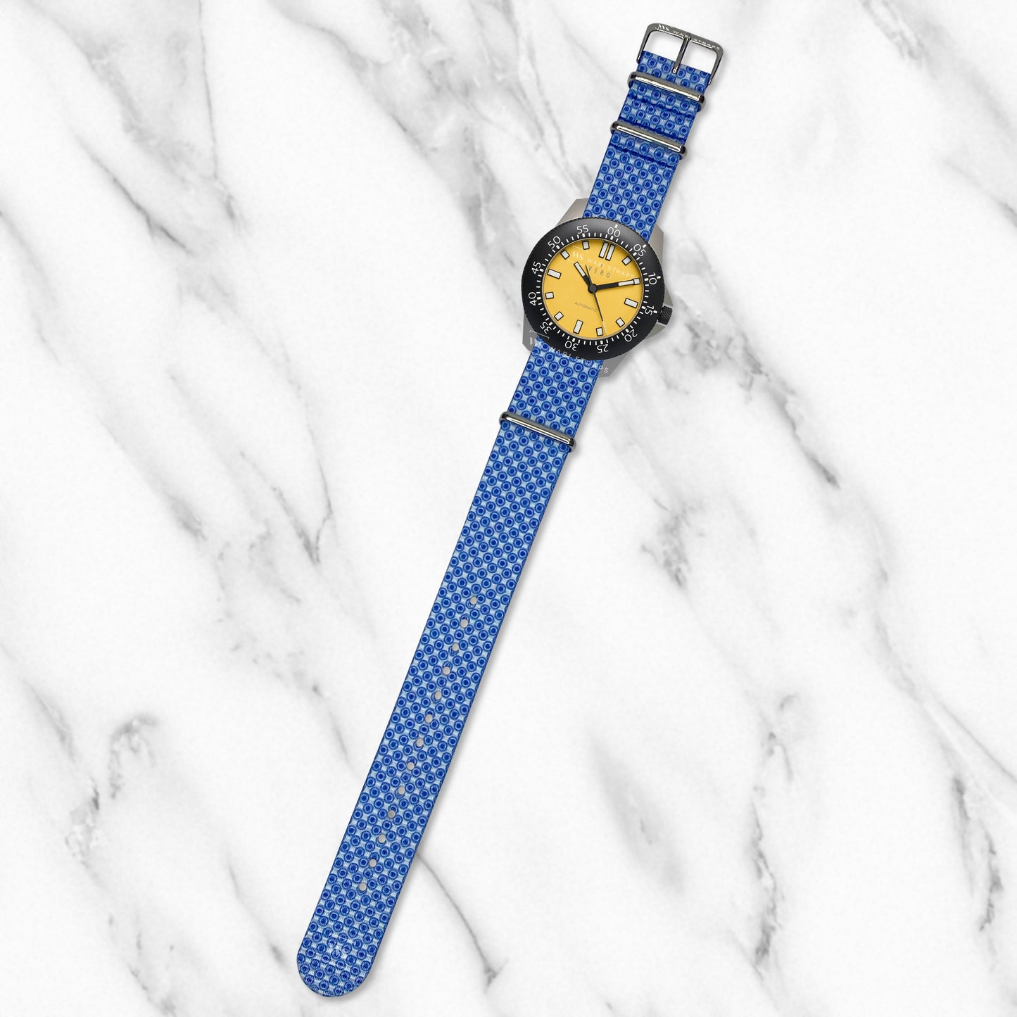Blue Porcelain Graphic Strap