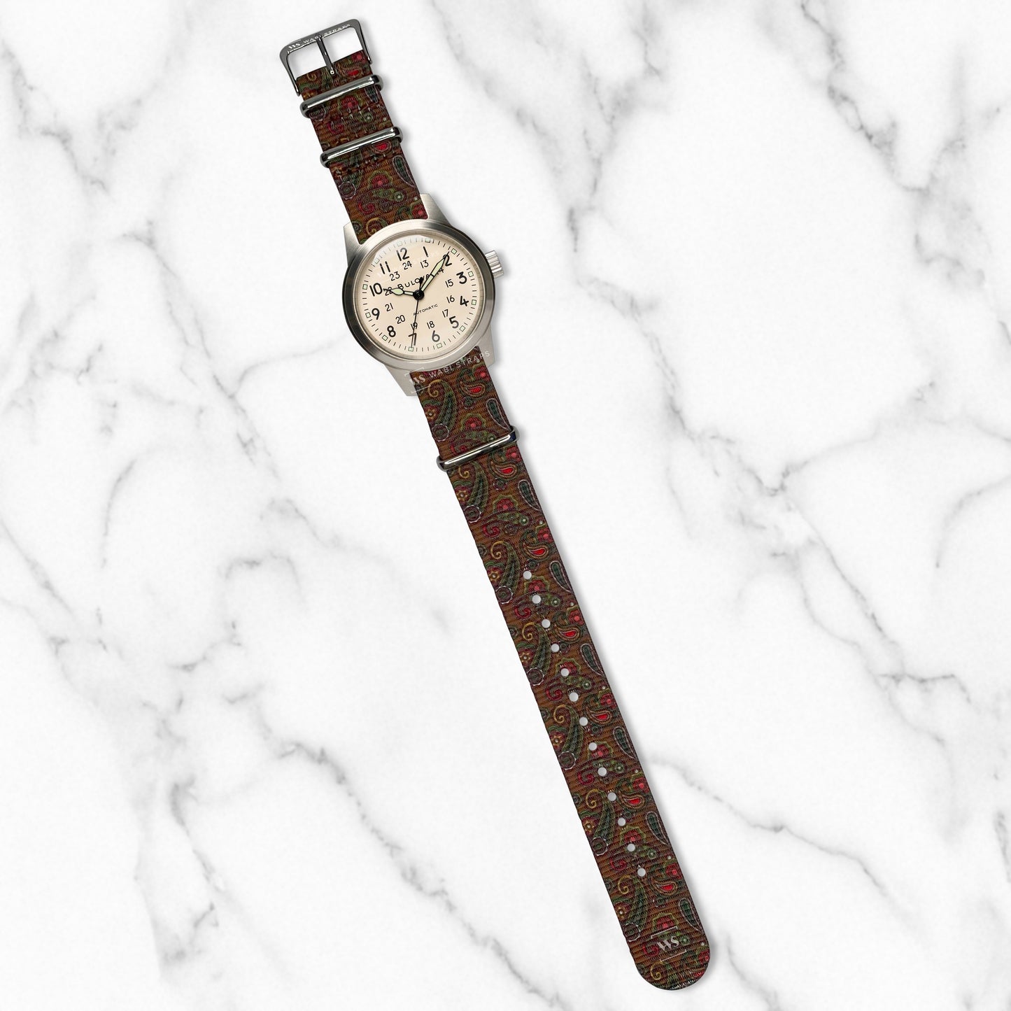 Earth Paisley Printed Strap