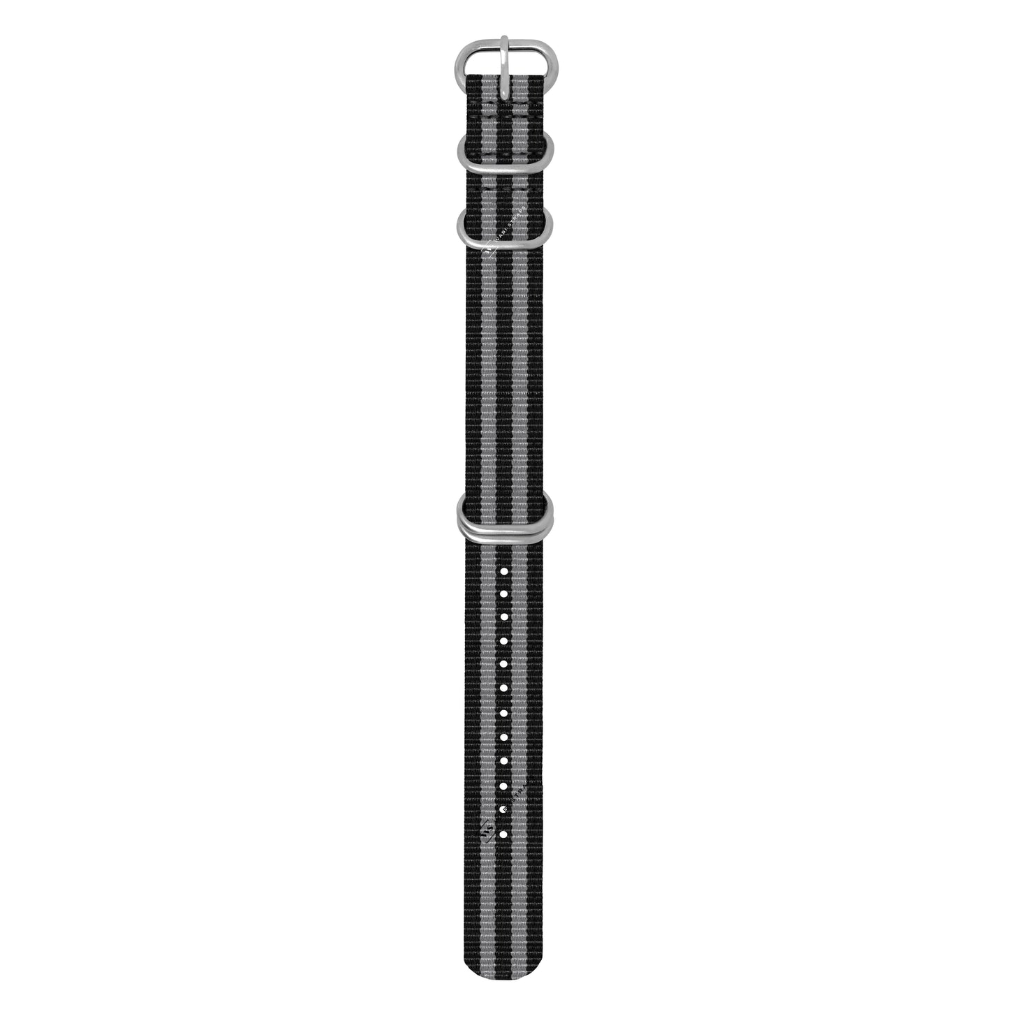 James Bond Striped 5-Ring Hardware NavSpec British Military Strap