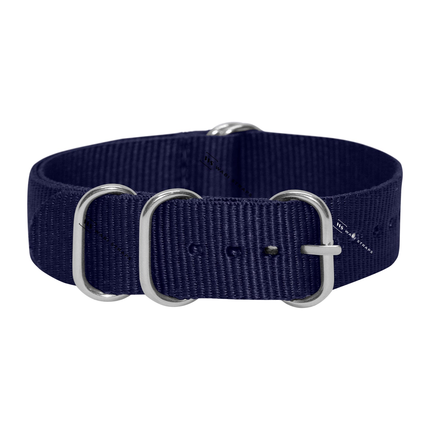 Navy Blue Military 5-Ring Hardware NavSpec British Military Strap