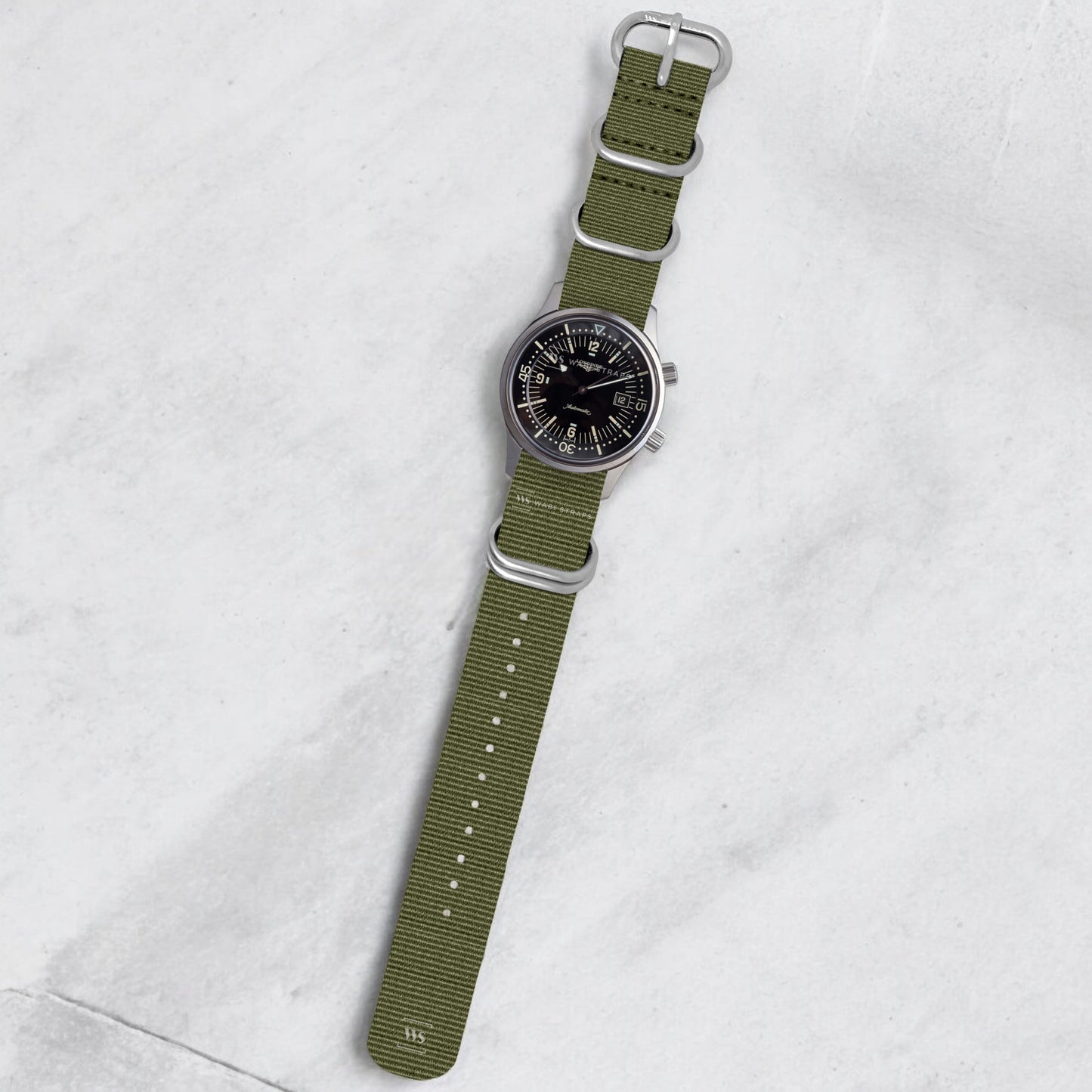 Army Green Military 5-Ring Hardware NavSpec British Military Strap