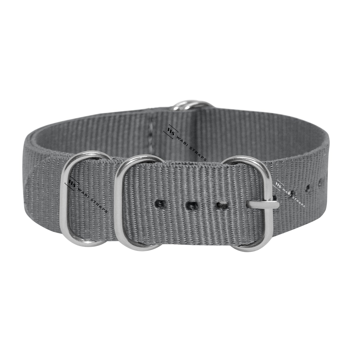 Grey Military 5-Ring Hardware NavSpec British Military Strap