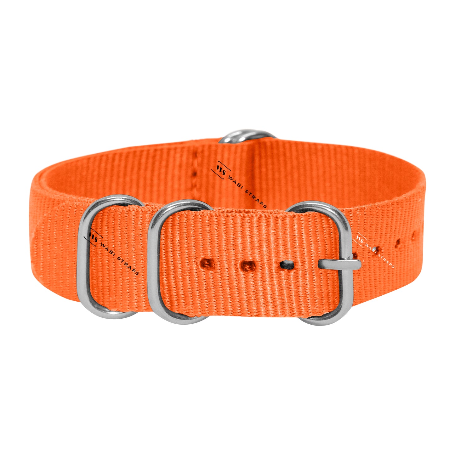 Orange Military 5-Ring Hardware NavSpec British Military Strap
