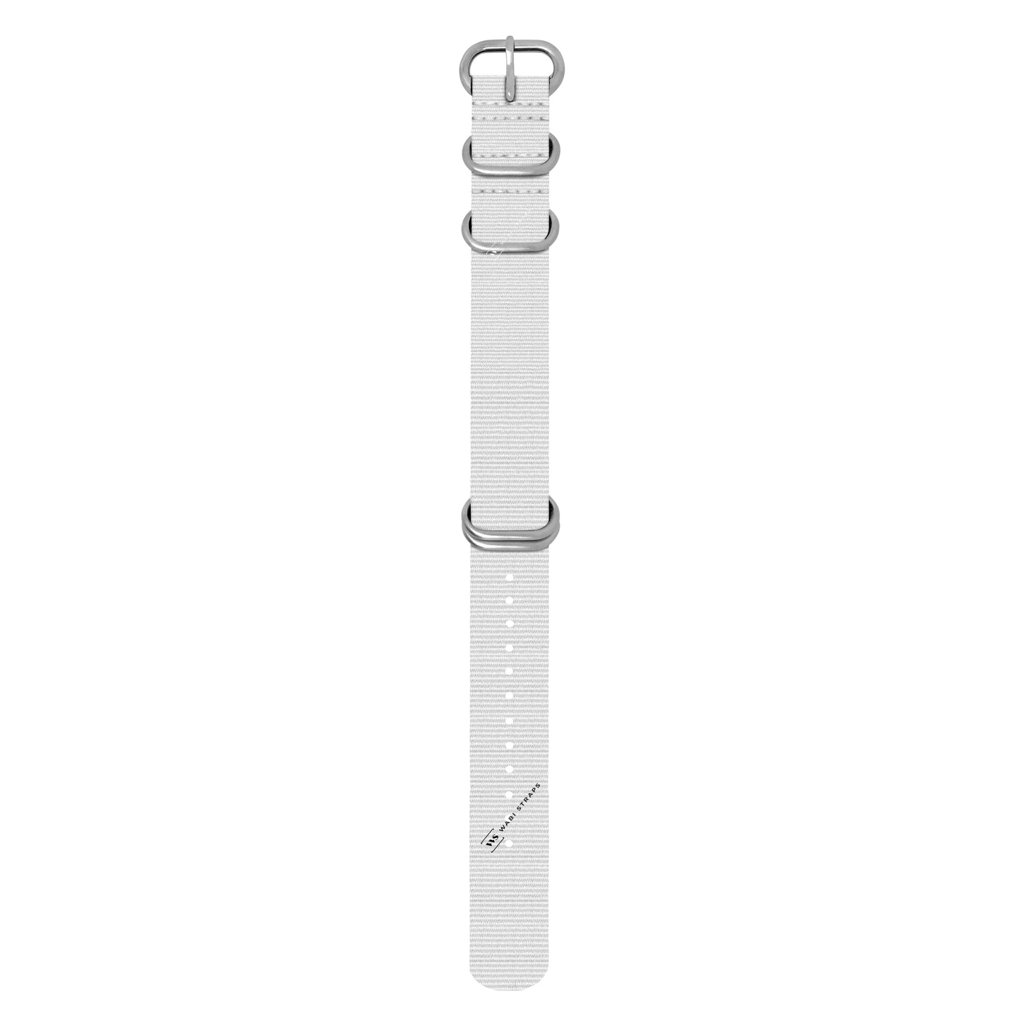 White Military 5-Ring Hardware NavSpec British Military Strap