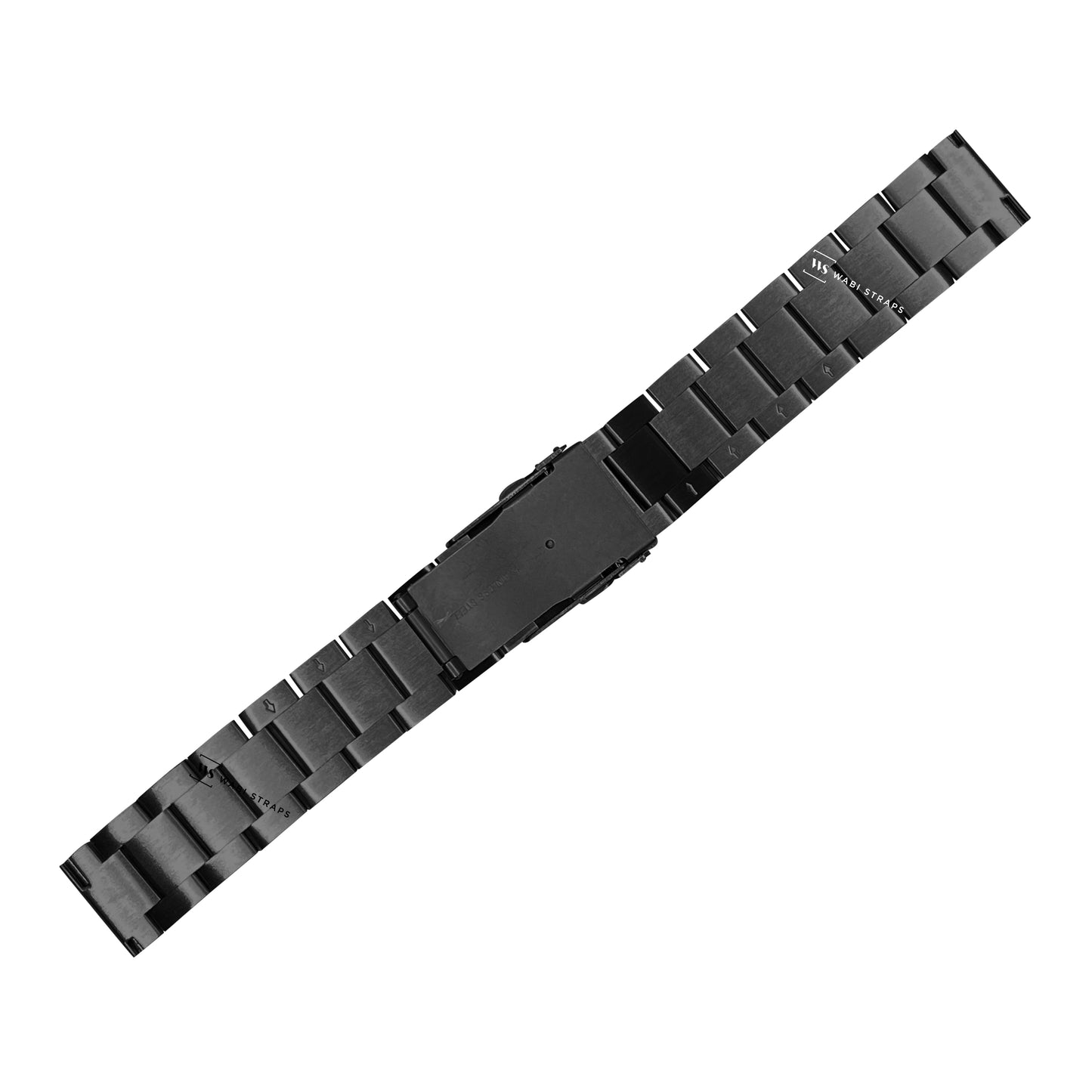 Black Hexad Thick Oyster Metal Brick Bracelet