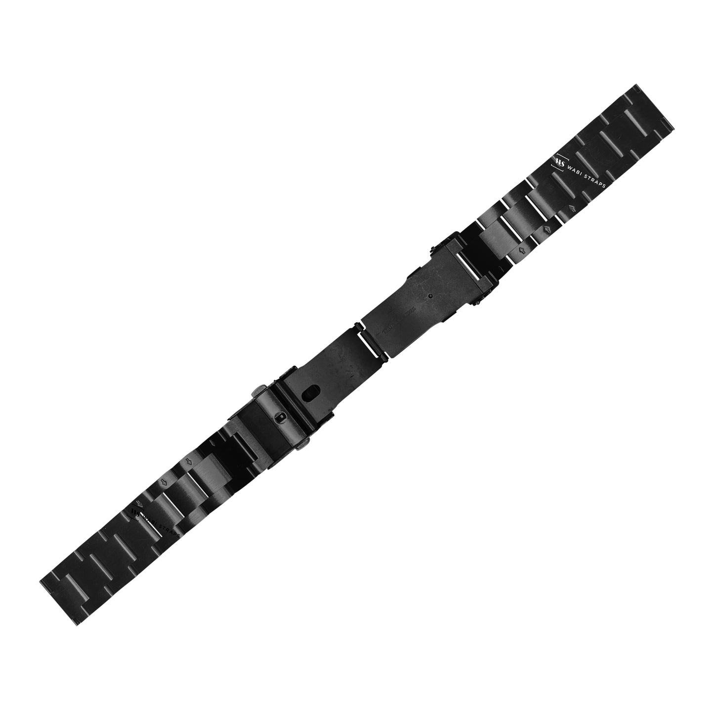 Black Hexad Thick Oyster Metal Brick Bracelet