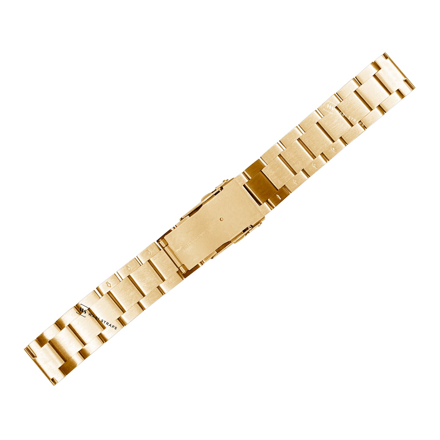 Gold Hexad Thick Oyster Metal Brick Bracelet