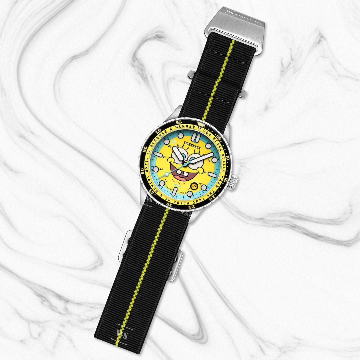 Black & Yellow Marine Nationale Paratrooper Strap