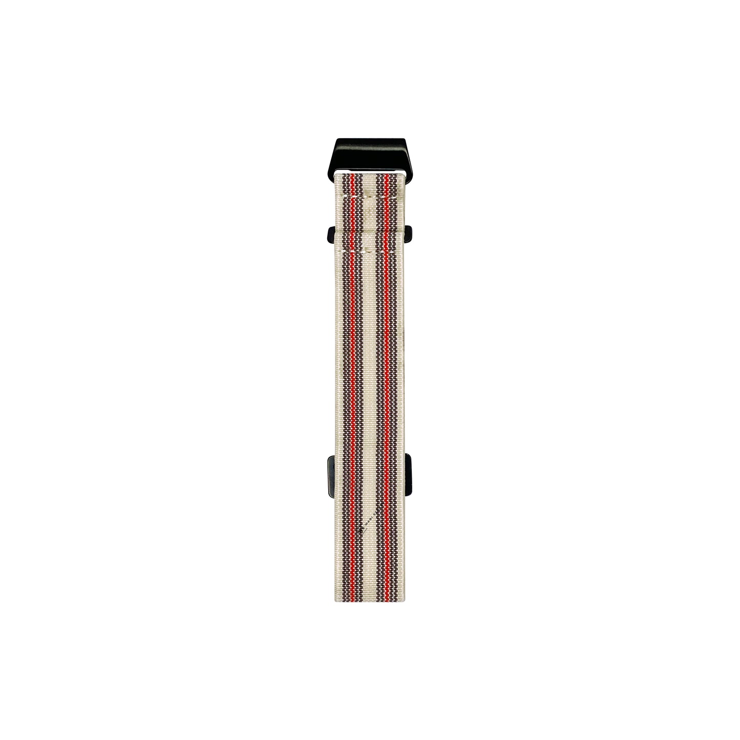 Khaki, Grey & Red Elastic Parachute Strap