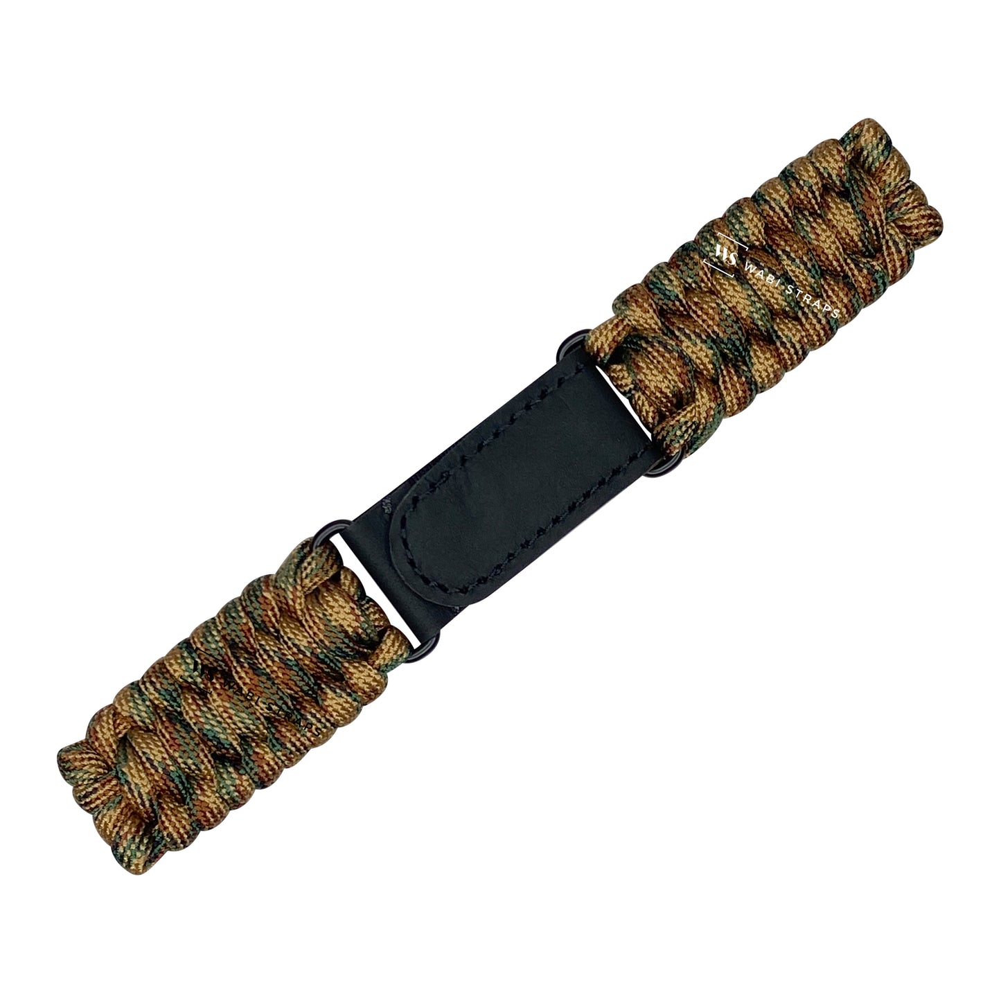 Multi Brown Paracord Rope Velcro Watch Strap