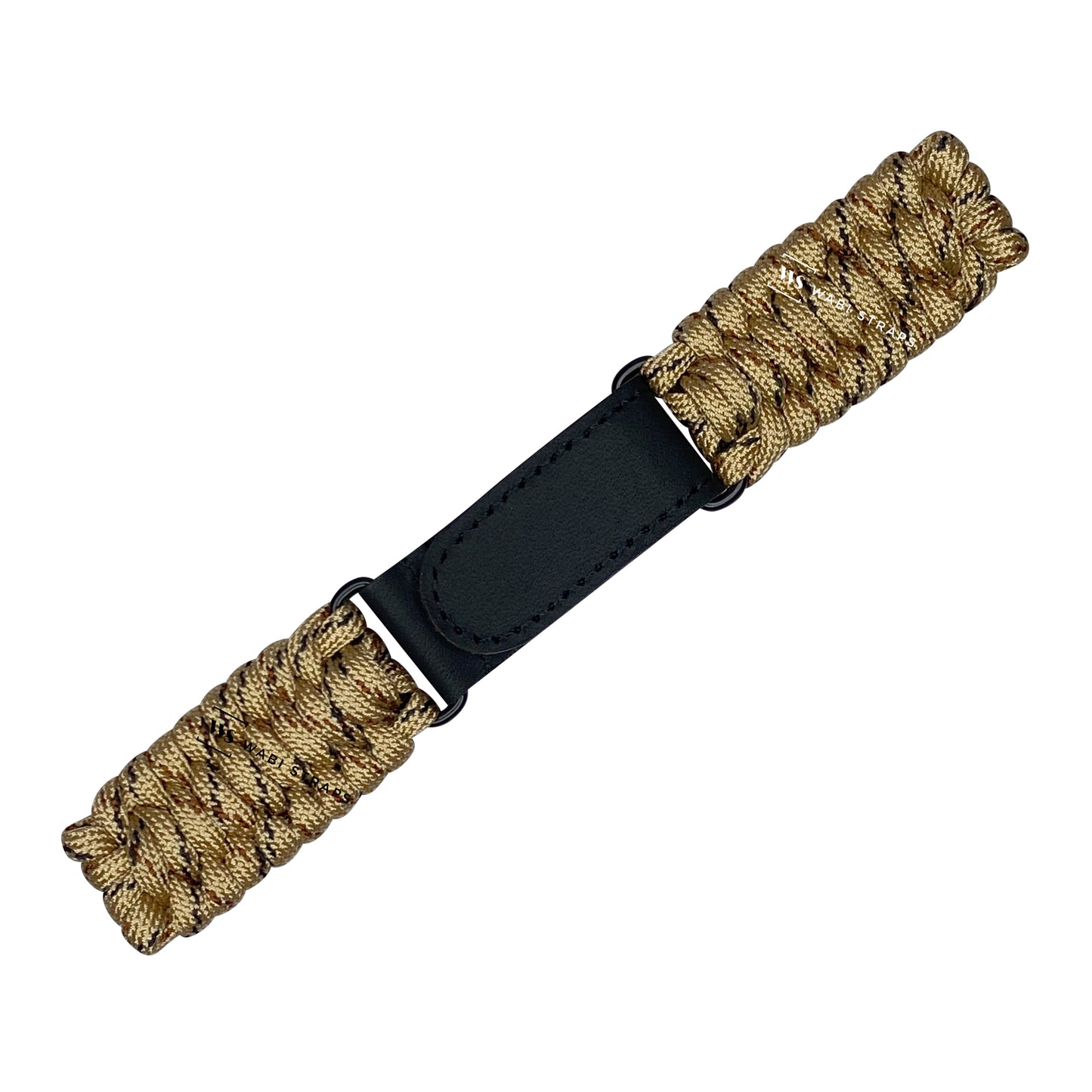 Multi Beige Paracord Rope Velcro Watch Strap
