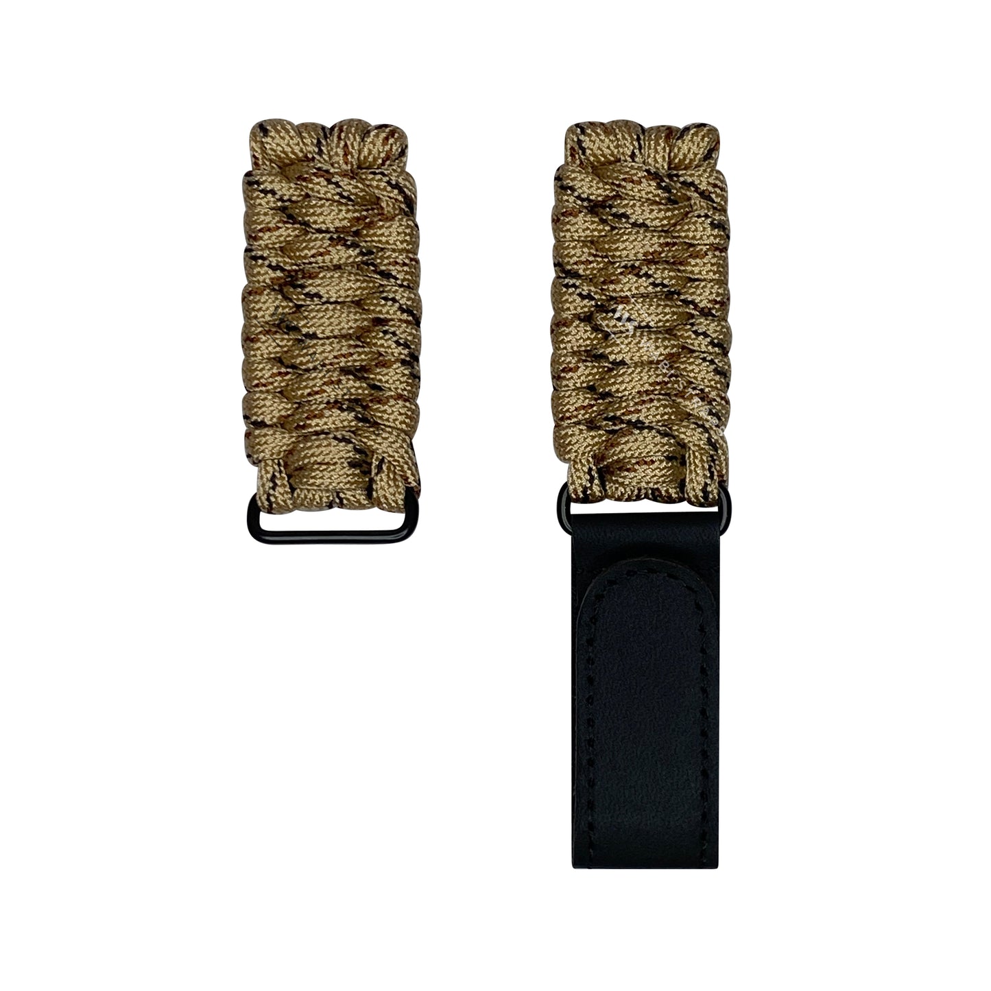 Multi Beige Paracord Rope Velcro Watch Strap