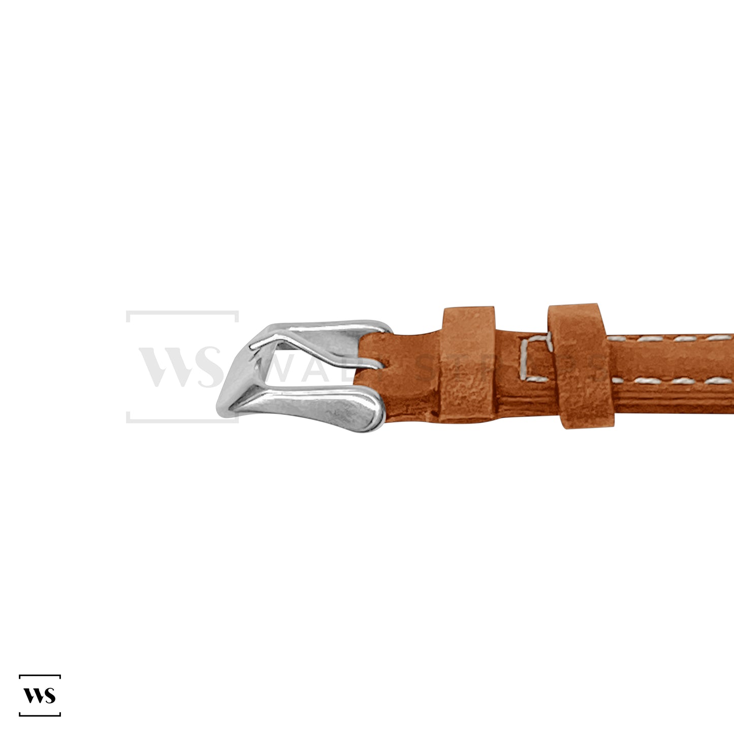 Tan Aviator Crazy Horse Riveted Leather Strap