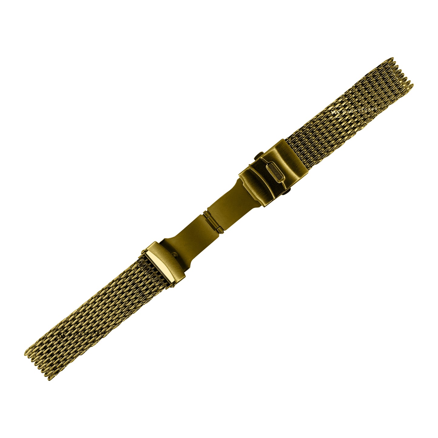 Gold Shark Mesh Watch Bracelet