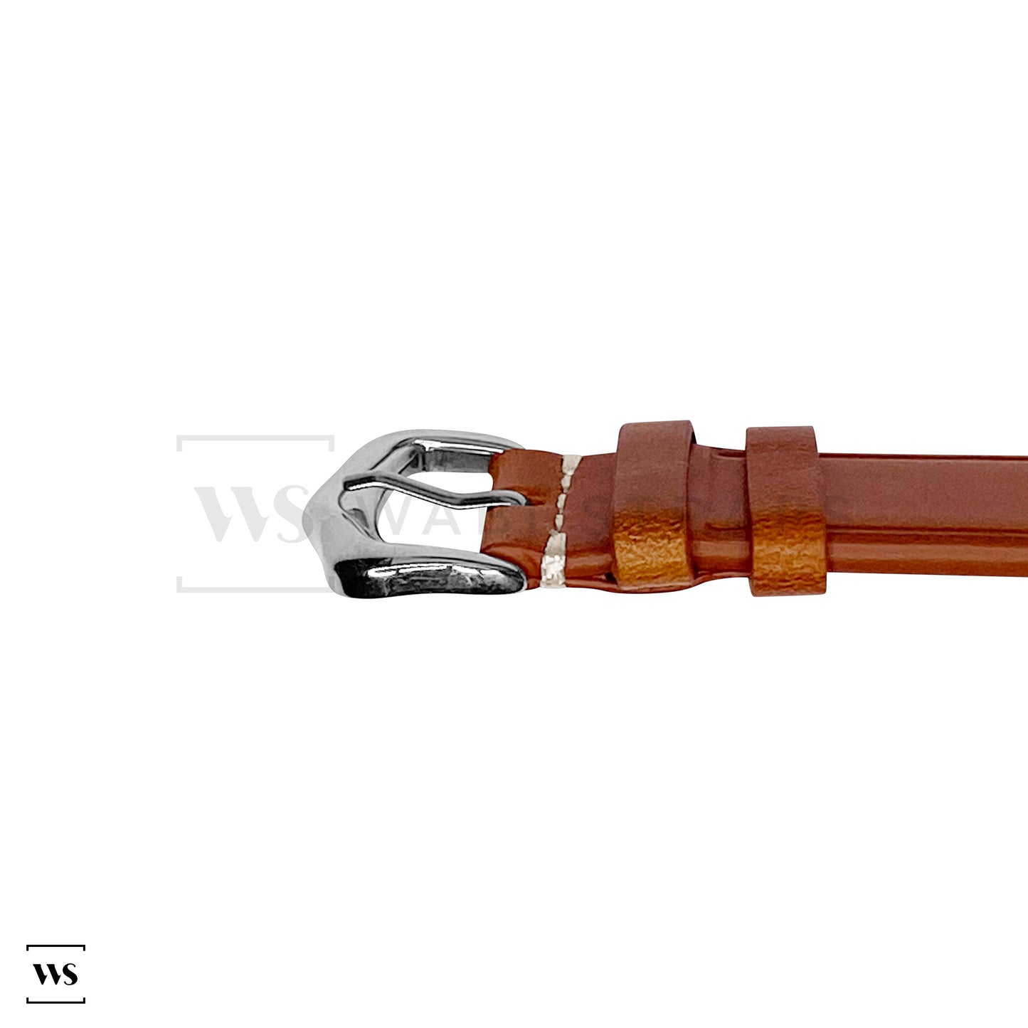 Dark Brown Two Stitch Oiled Leather Strap