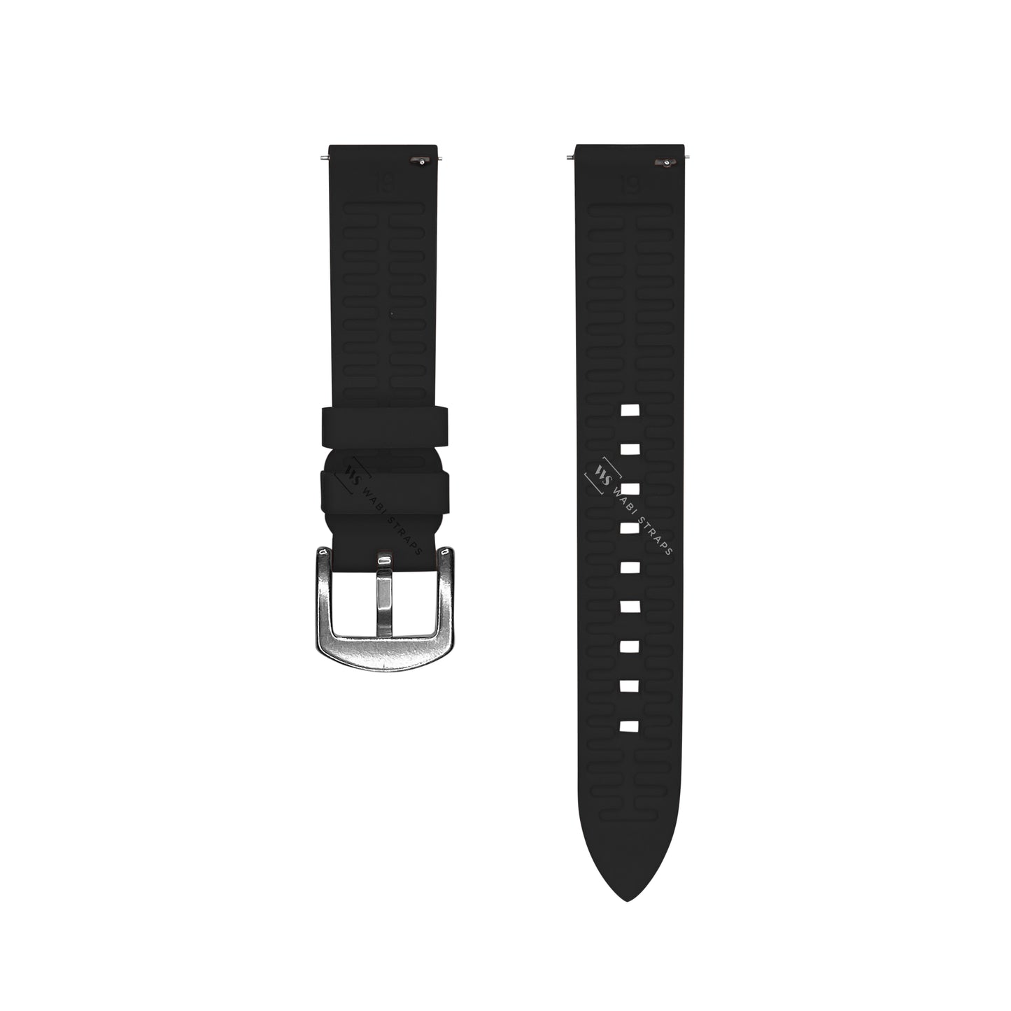 Black Classic Smooth TPU Strap