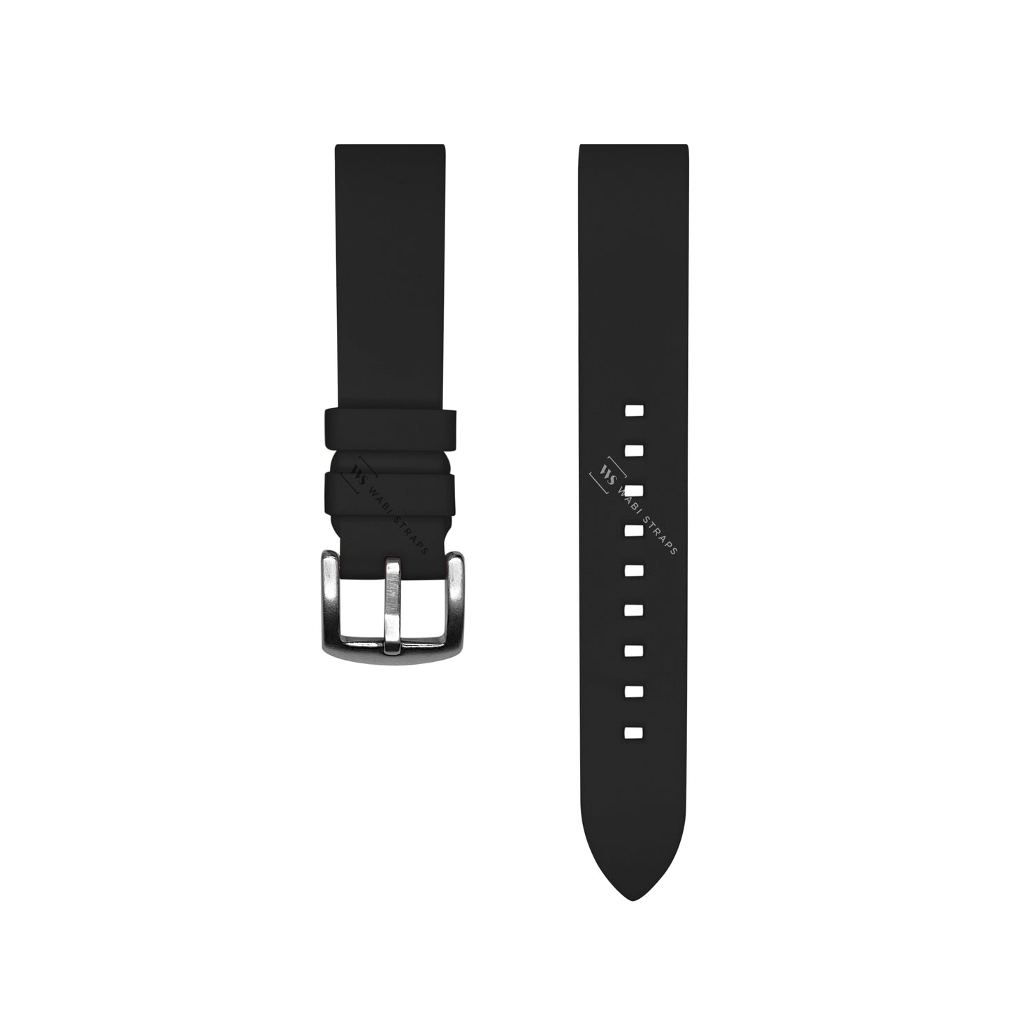 Black Classic Smooth TPU Strap