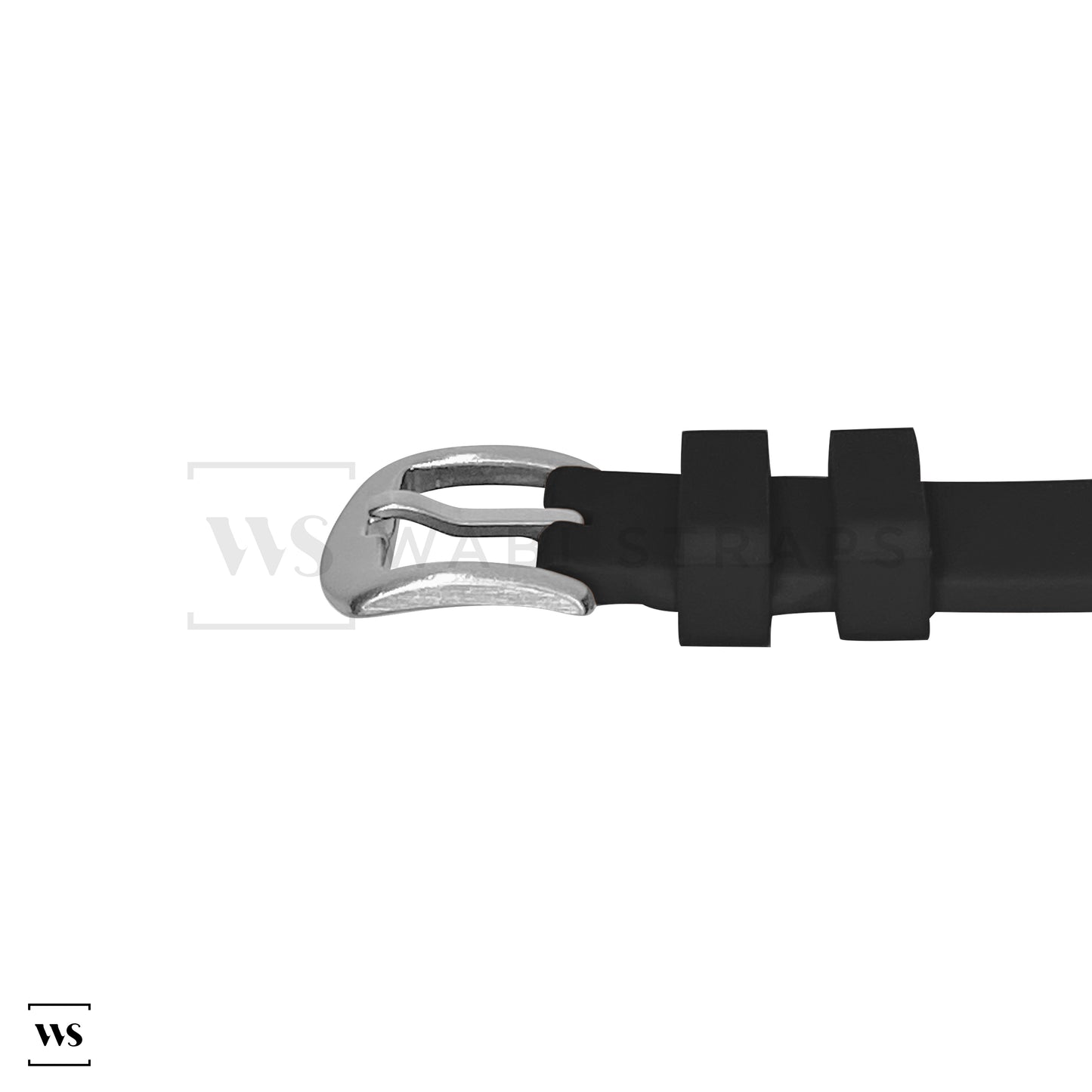 Black Classic Smooth TPU Strap