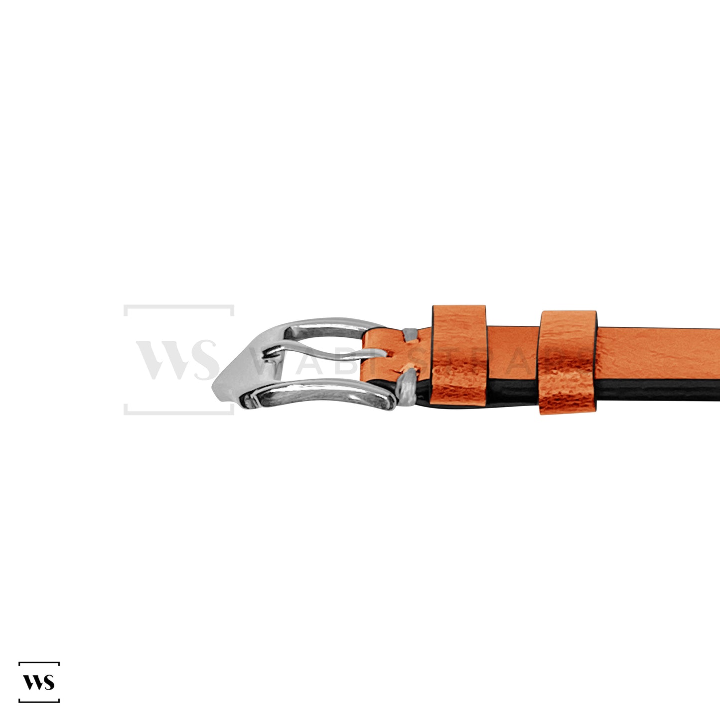 Tan Two Stitch Waxed Vintage Leather Strap