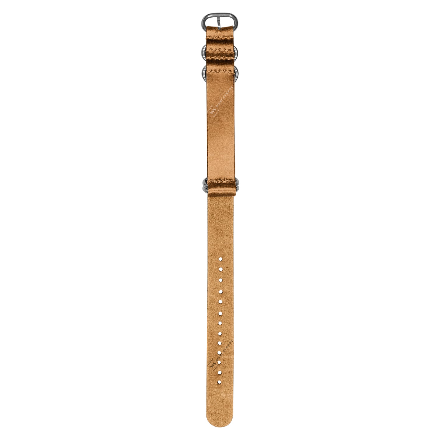 Camel Vintage Leather 5-Ring Hardware NavSpec British Military Strap