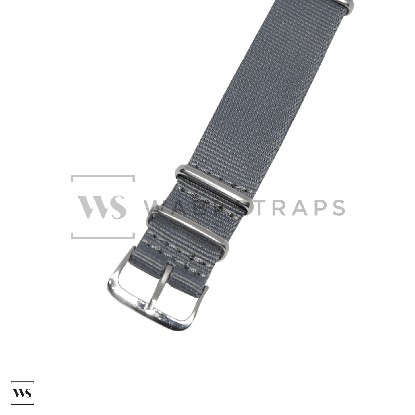 Admiralty Grey Plain Basic British Military Watch Strap