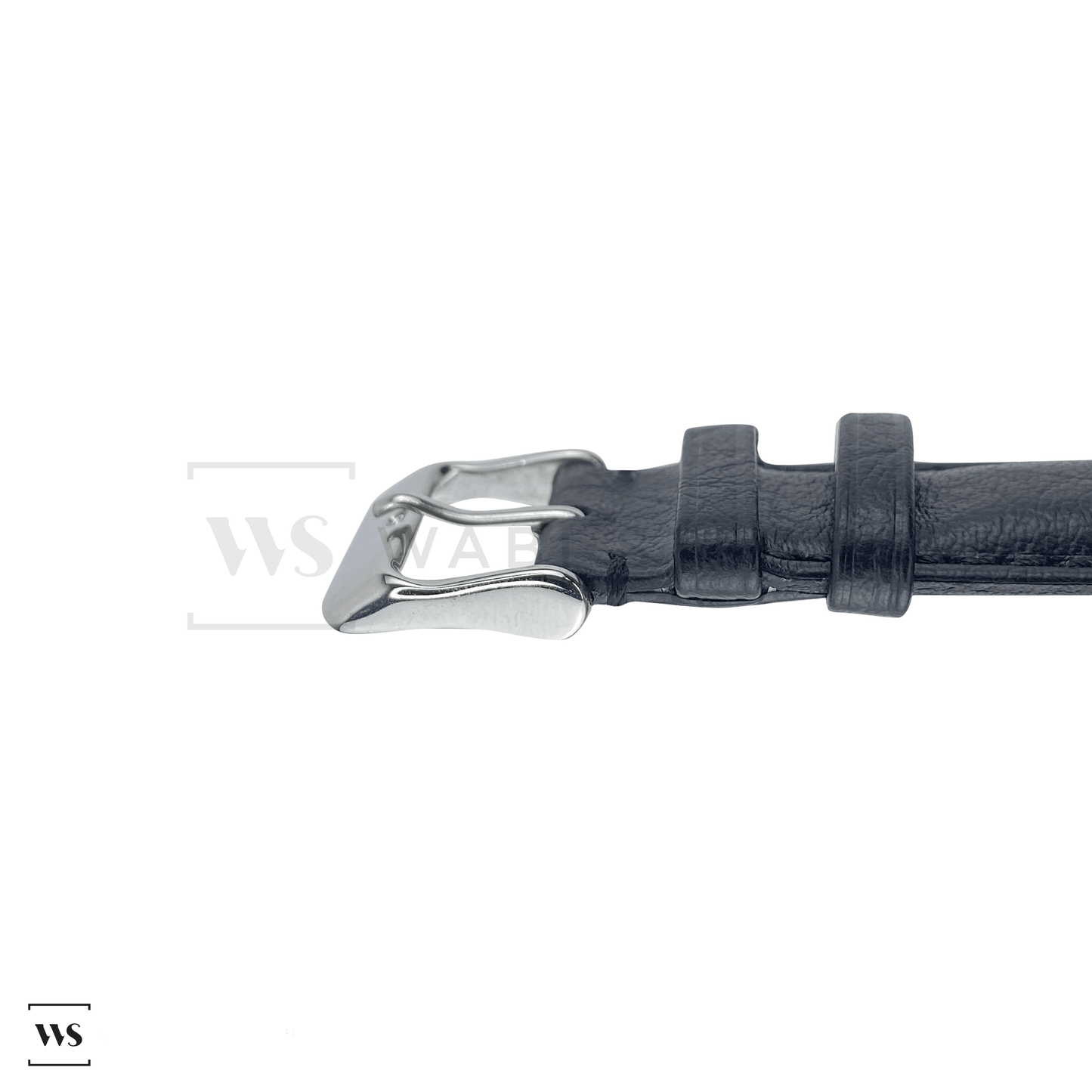 Black Classic Leather Strap SS Side