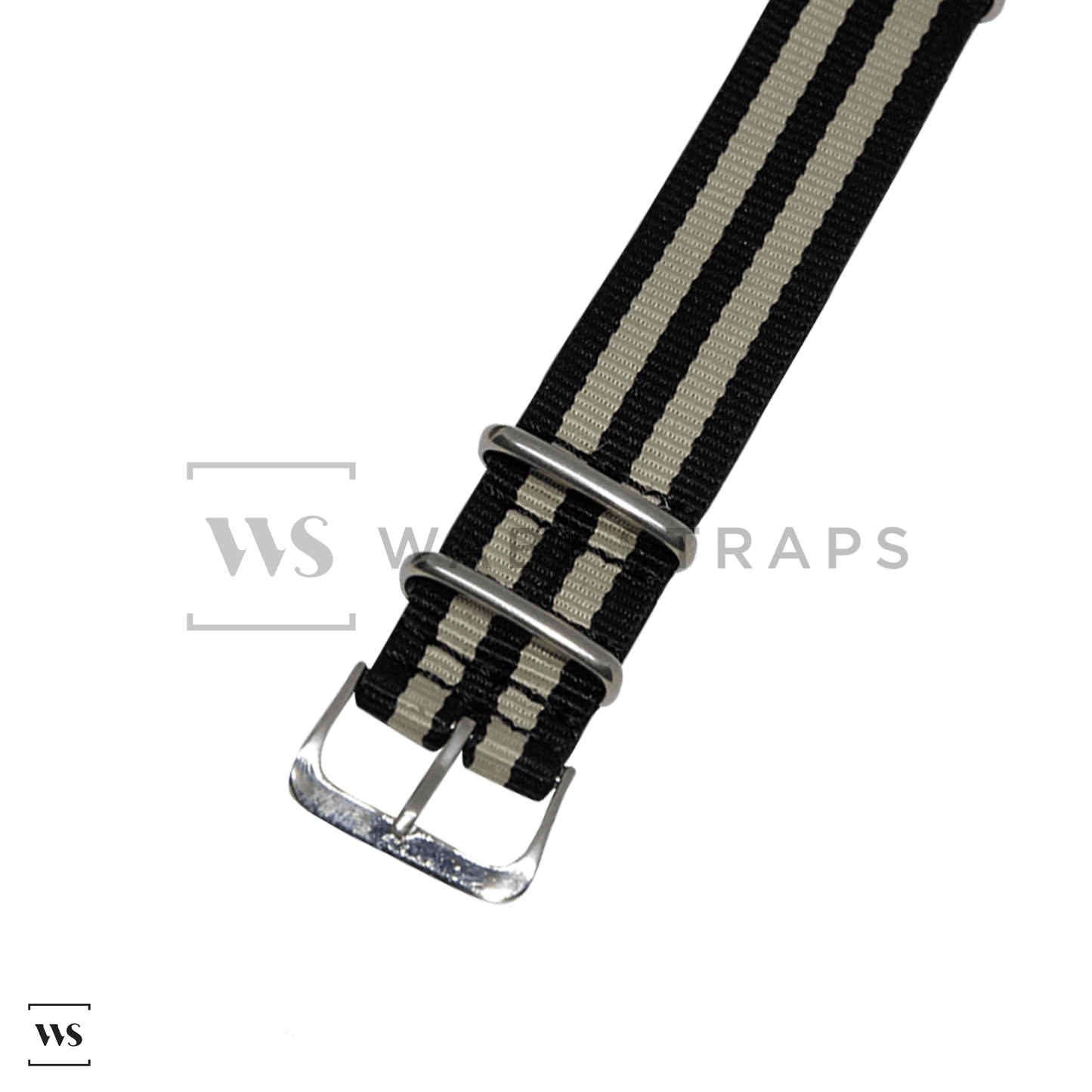 Black & Ivory Ballistic British Military Watch Strap