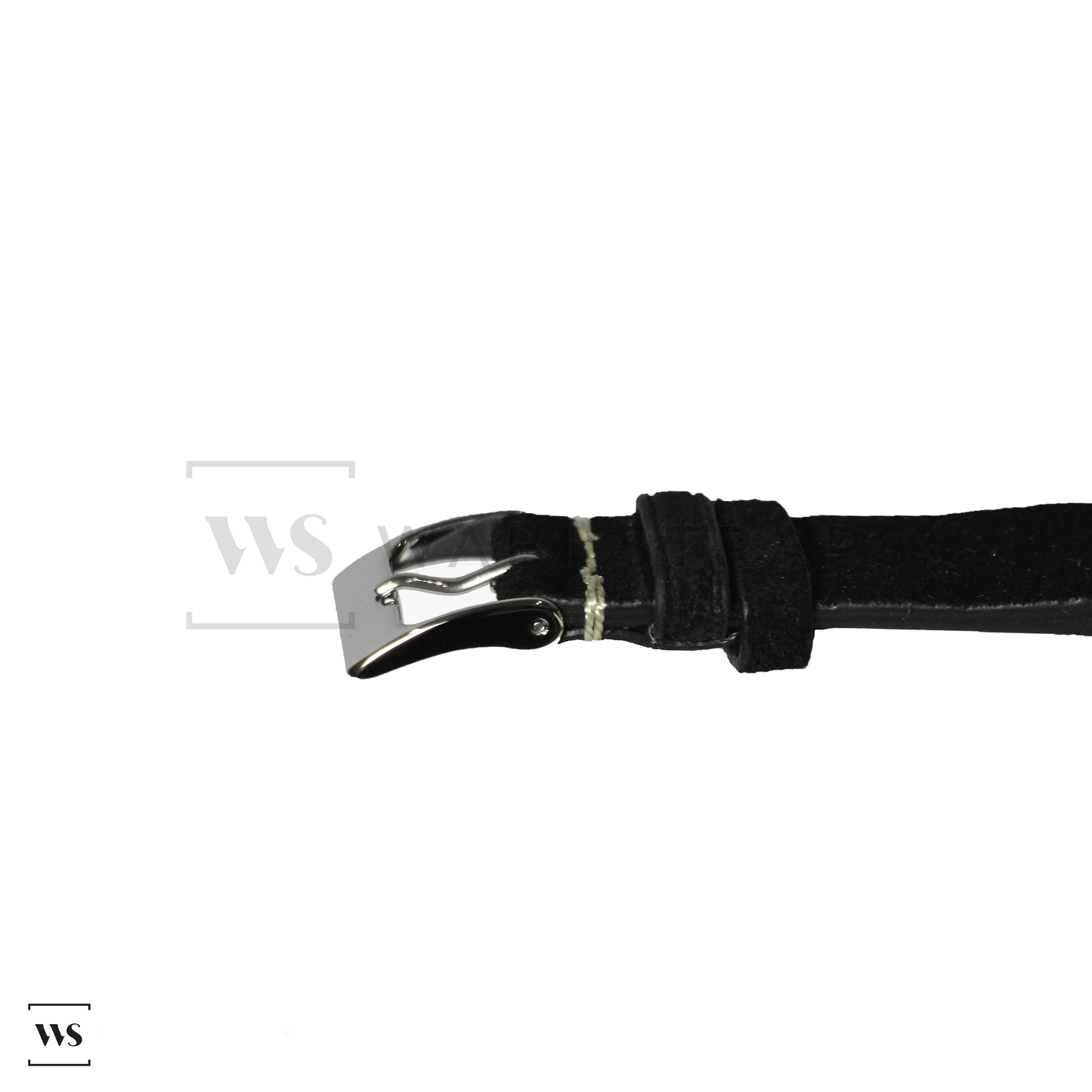 Black Velvet Watch Strap Side