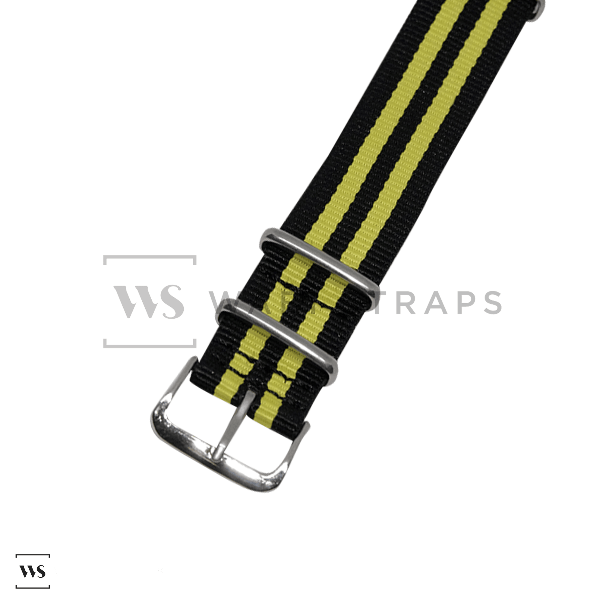 Black & Yellow Ballistic British Military Watch Strap