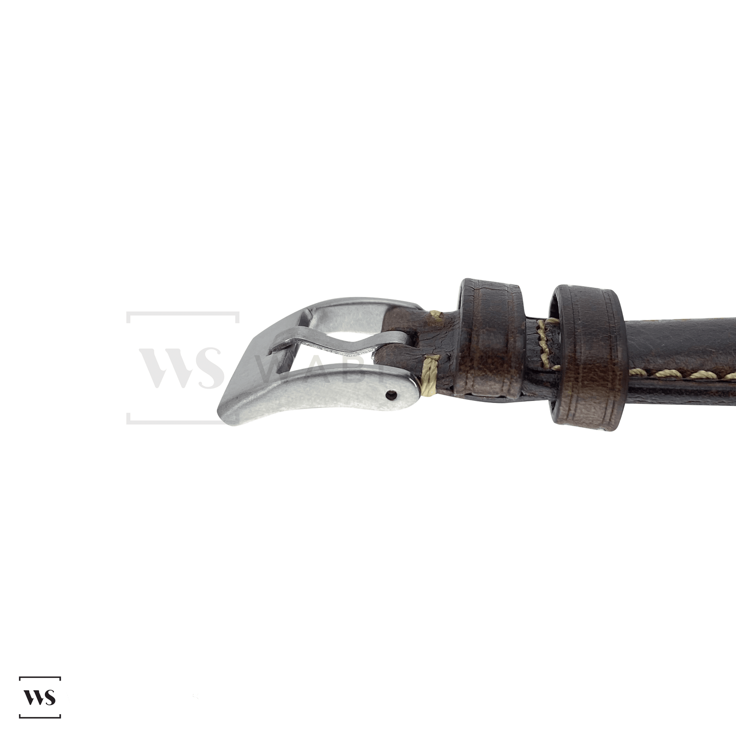 Bronze Oxford Padded Leather Strap Side