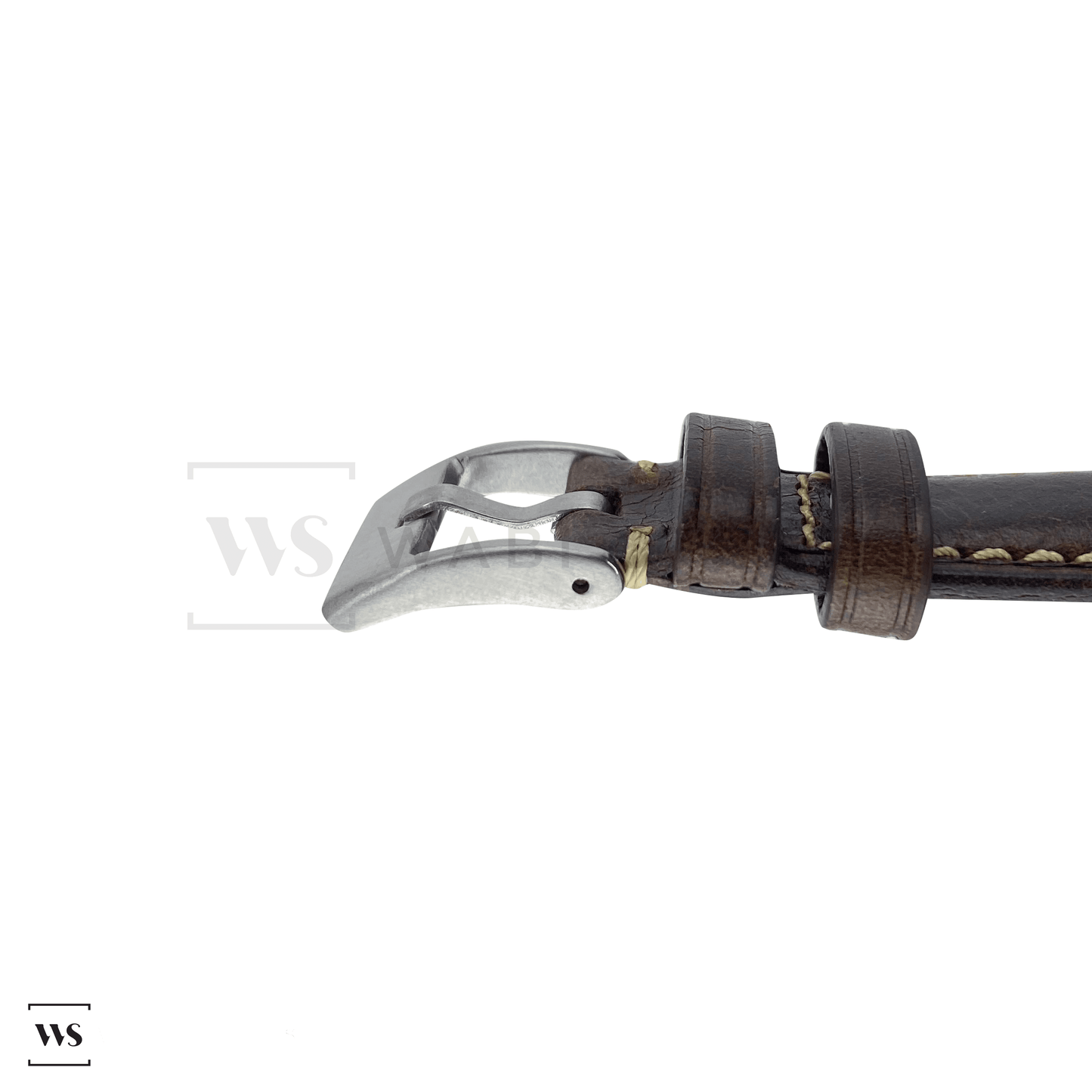 Bronze Oxford Padded Leather Strap Side