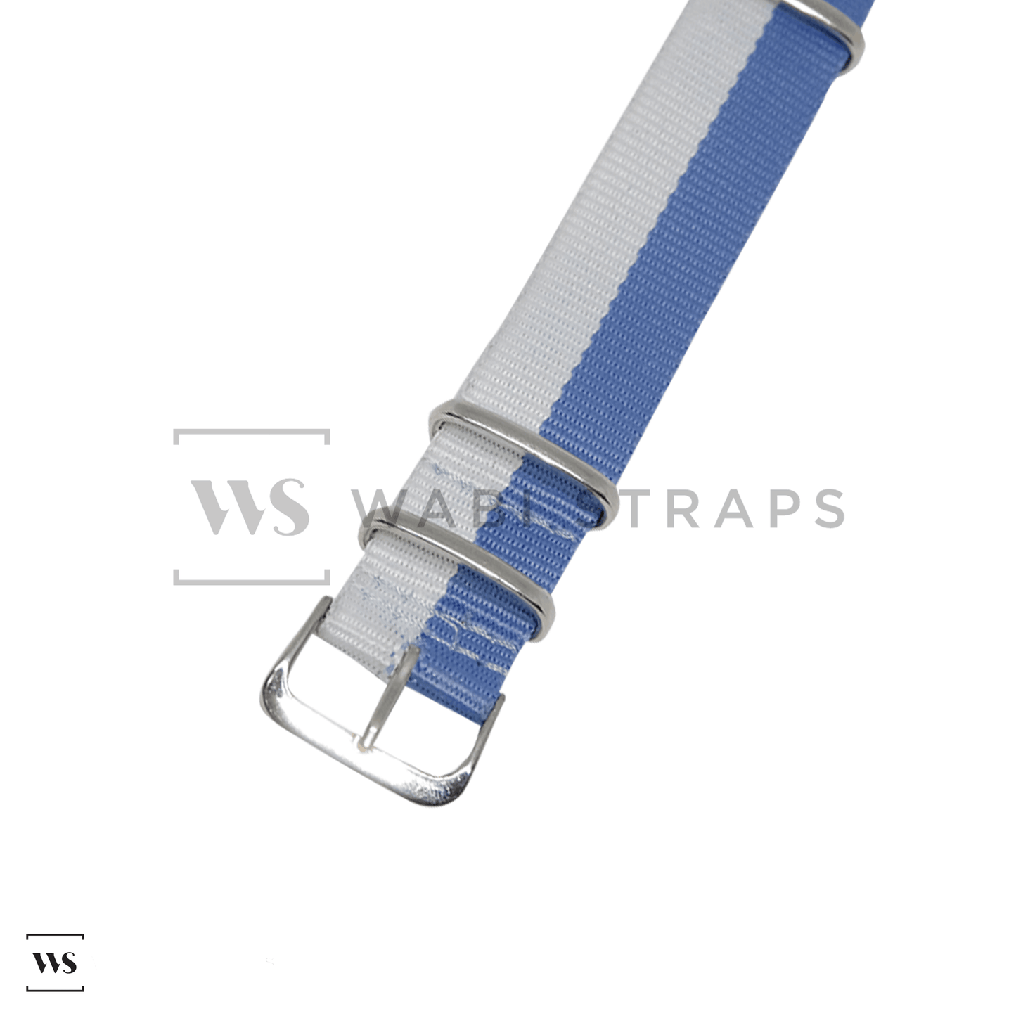 Hello Sky Blue & White Unique British Military Watch Strap