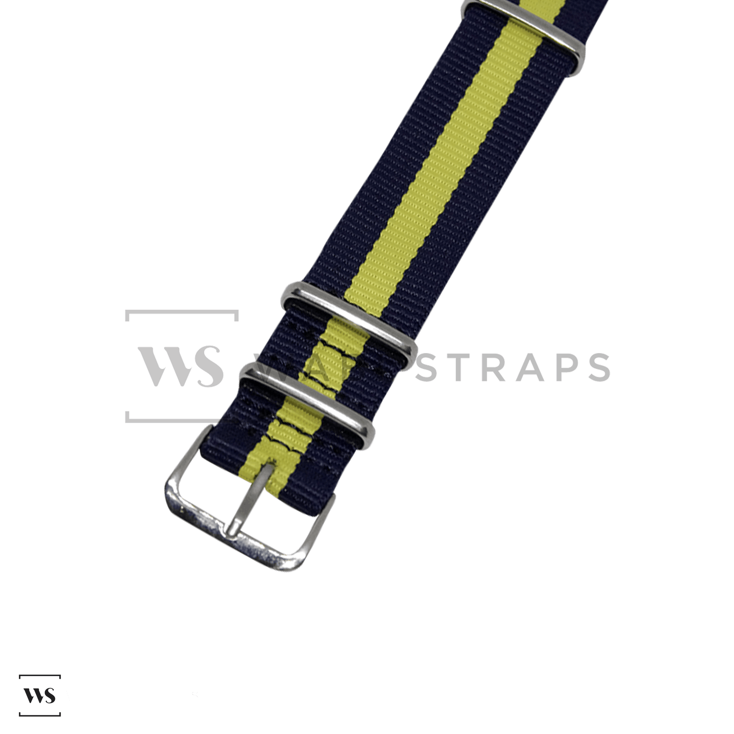 Navy Blue & Yellow Classic British Military Watch Strap