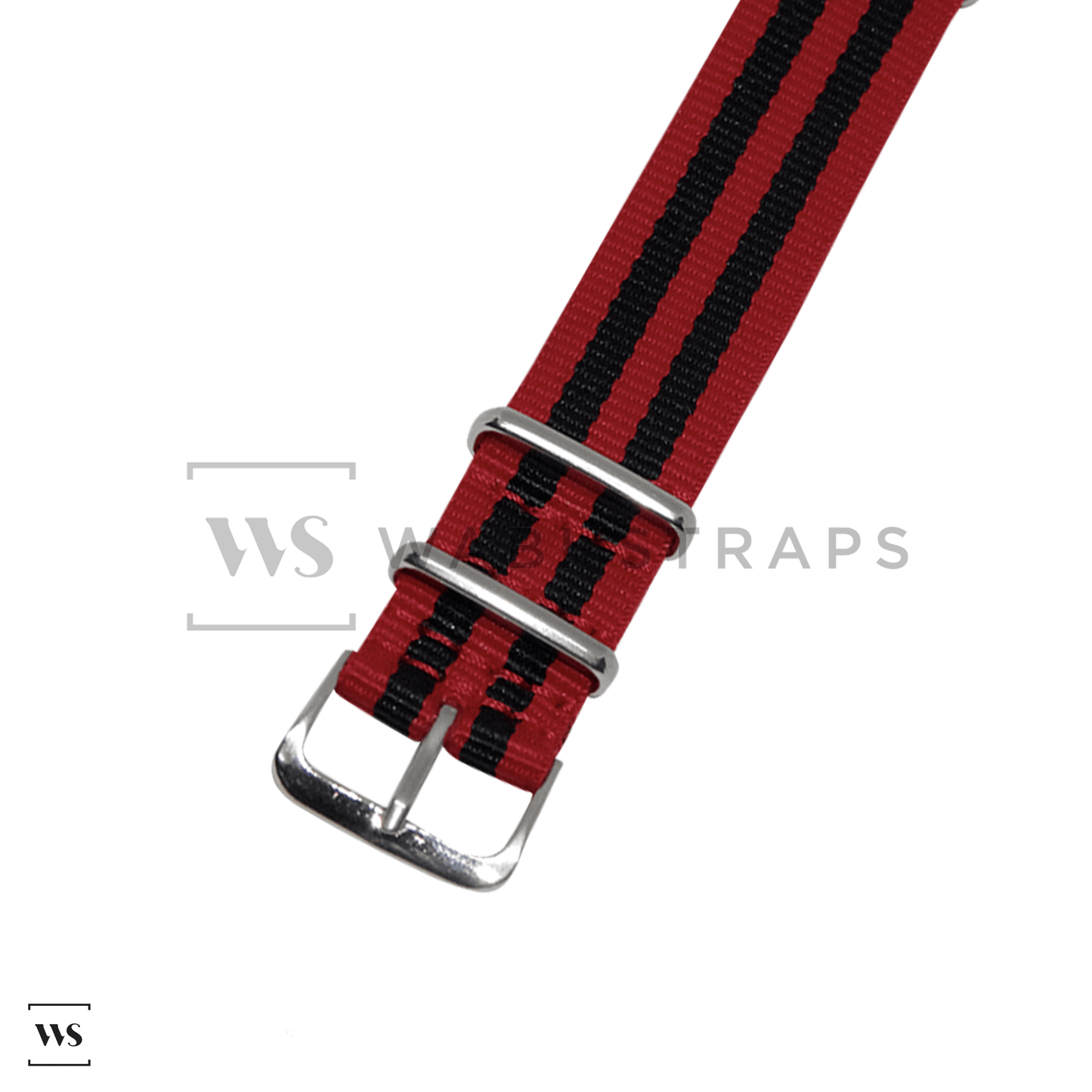 Red & Black Ballistic British Military Watch Strap