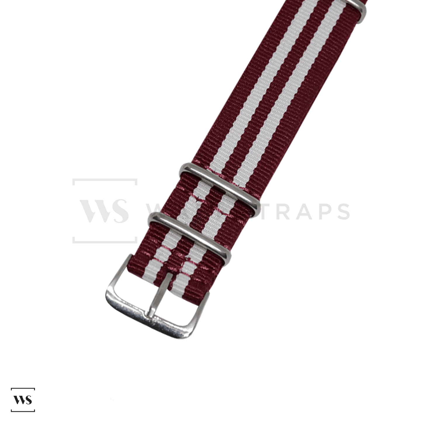 Red & White Ballistic British Military Watch Strap