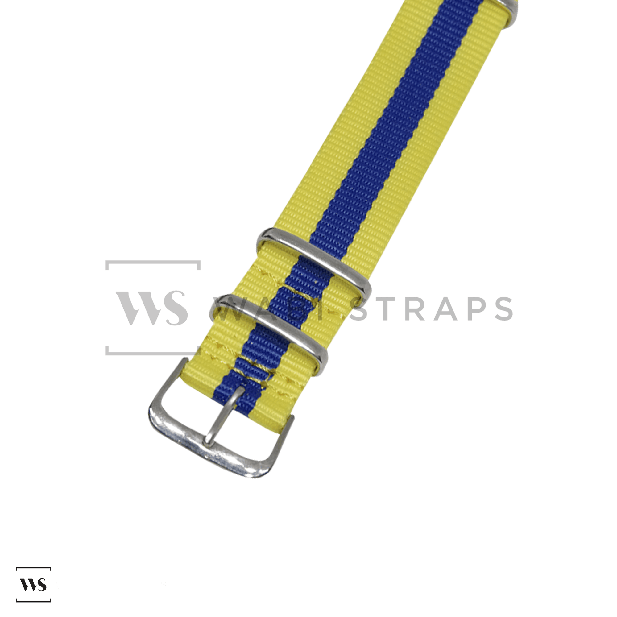 Yellow & Blue Classic British Military Watch Strap