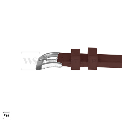 Brown Aviator Tapered Rubber Strap