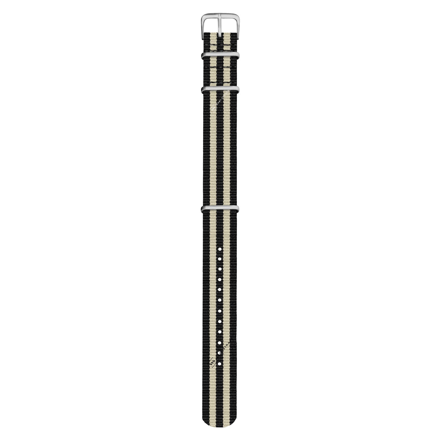 Black & Ivory Ballistic British Military Watch Strap