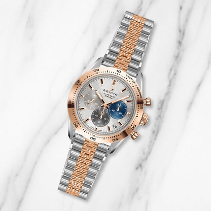 Rose Gold & Silver Classic Jubilee Metal Bracelet