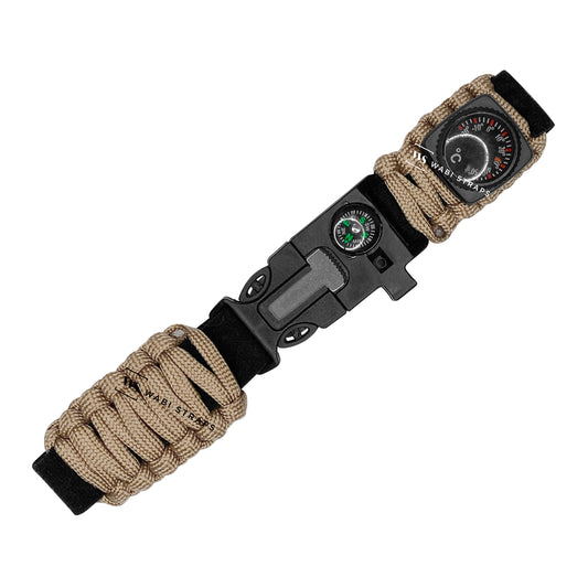 Beige Climbing Rope Compass Watch Strap