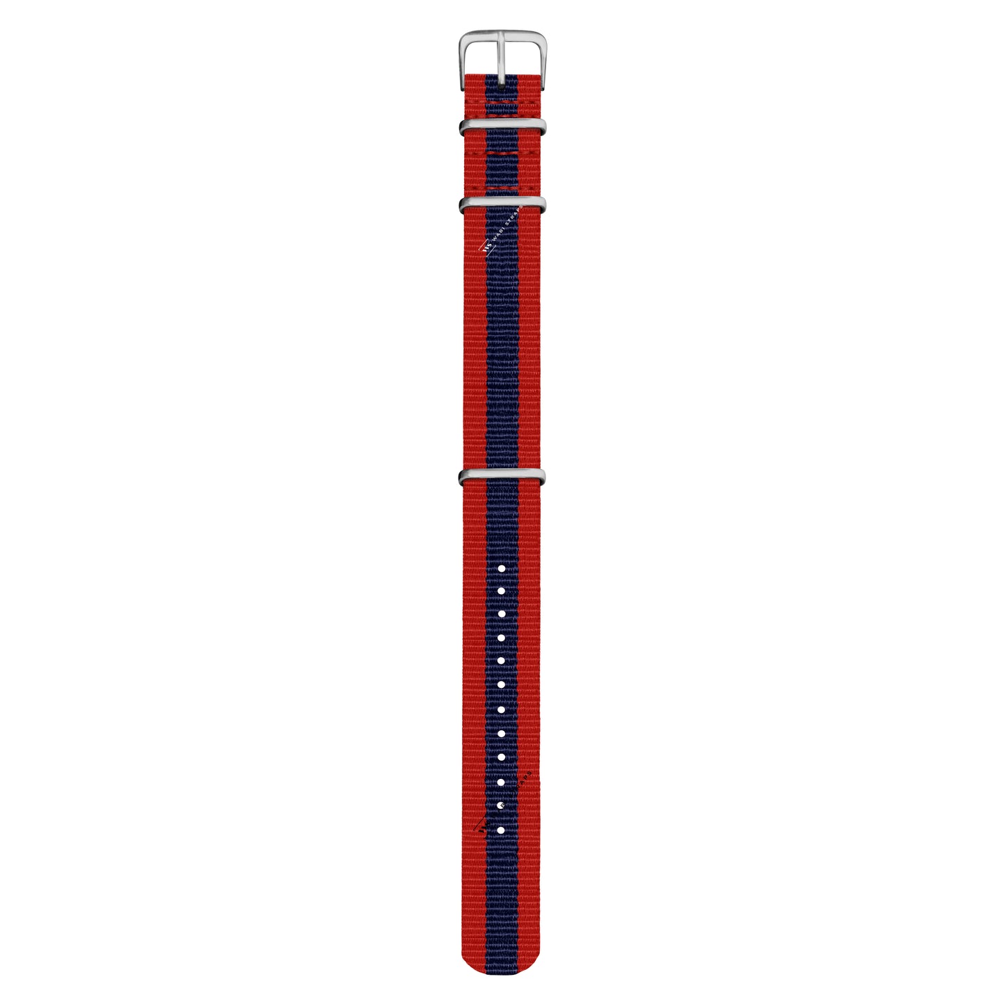 Red & Navy Blue Classic British Military Watch Strap