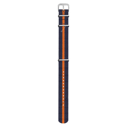 Navy Blue & Orange Diver British Military Watch Strap