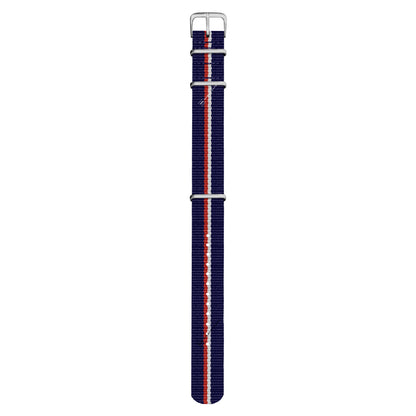 Navy Blue & Red/White Diver British Military Watch Strap