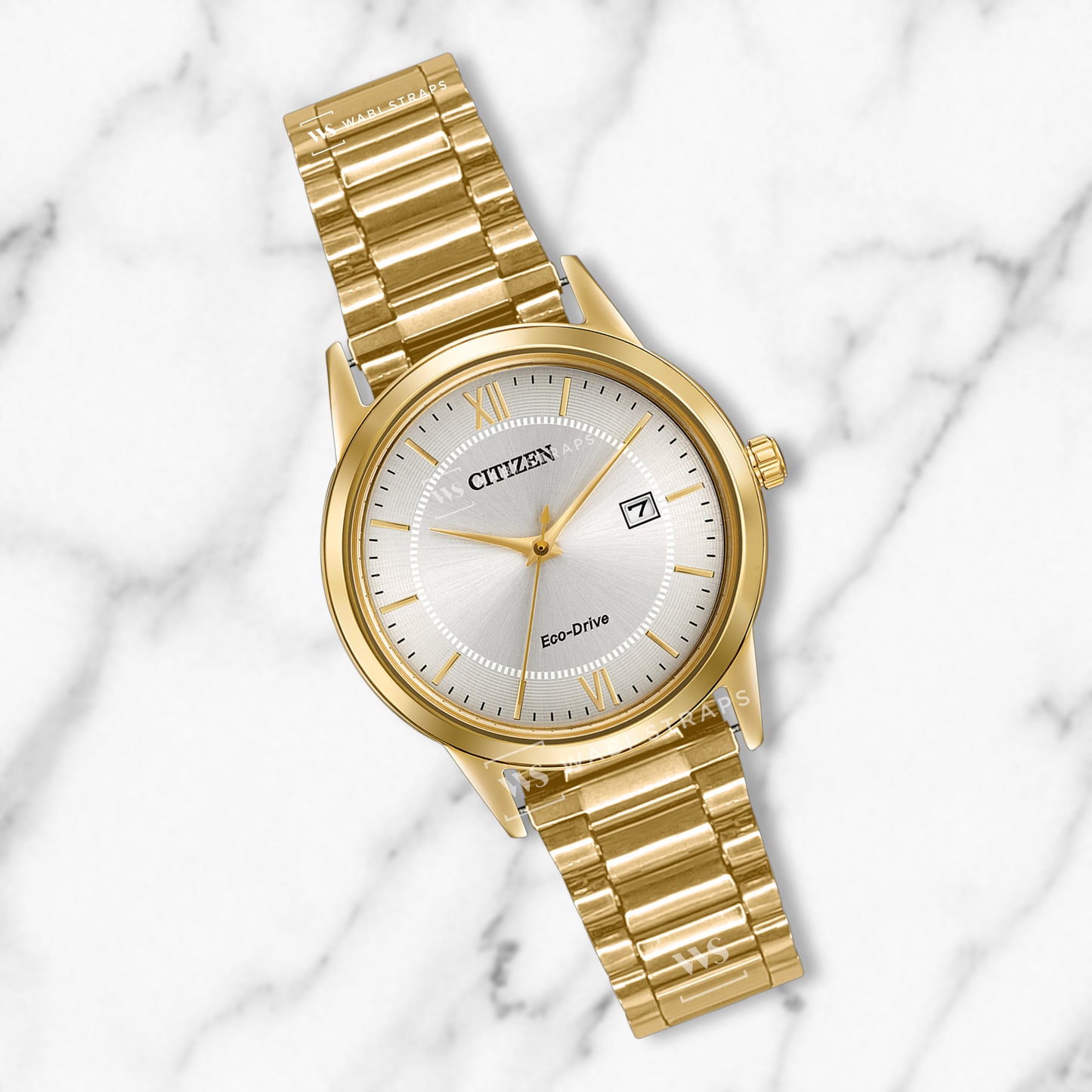 Gold Vintage Flat Link Speedy Metal Bracelet